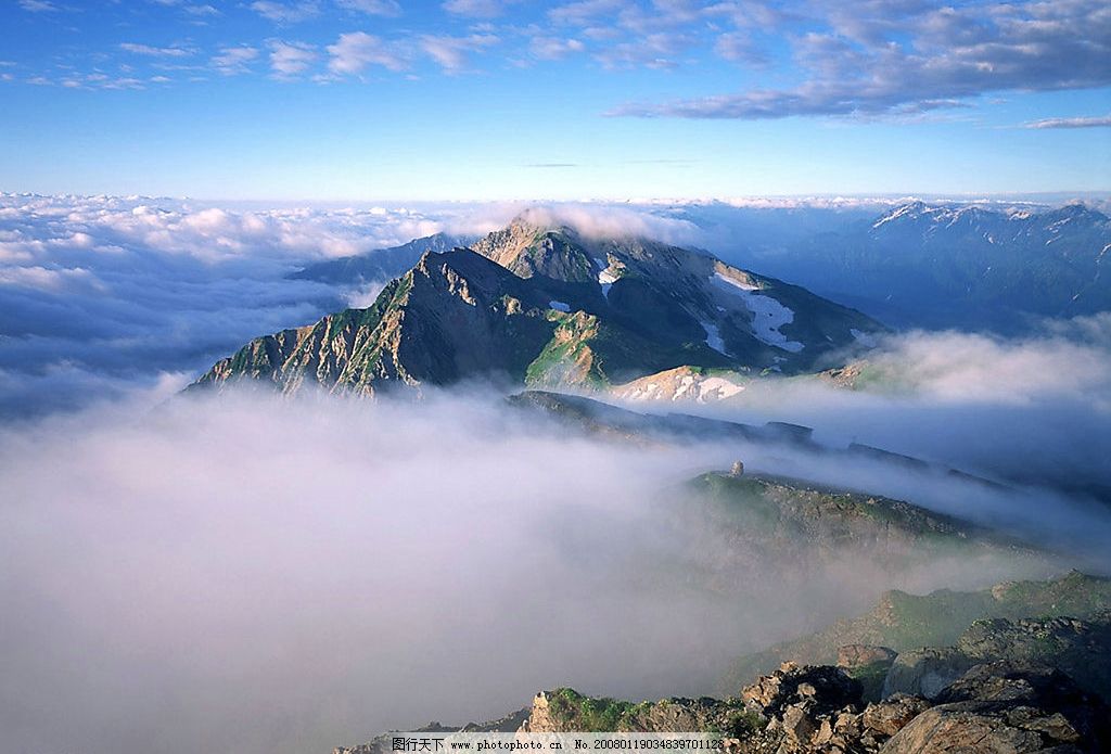 仙境 山峰 云雾 自然景观 自然风景 摄影图库 300 jpg