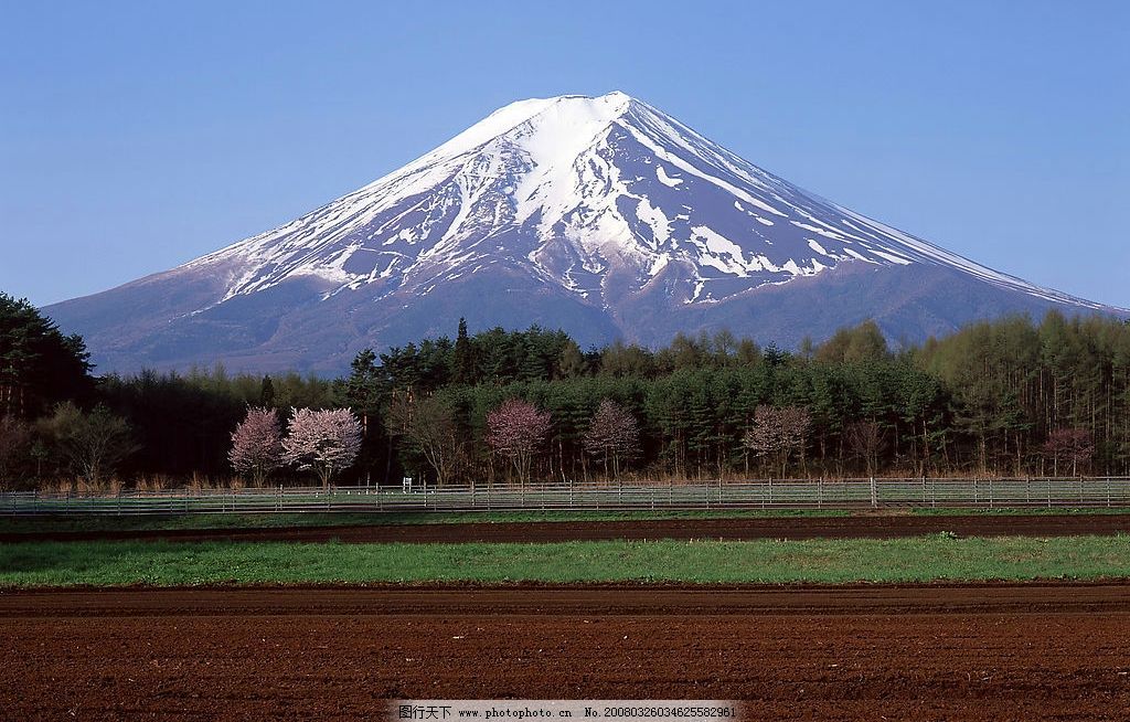 日本富士山风景